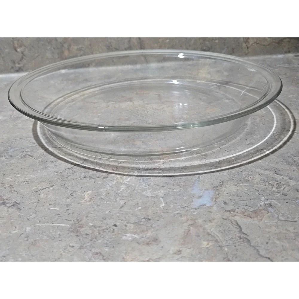 PYREX 210 Clear Glass Pie Dish 10